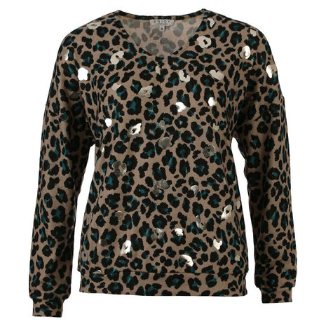 Enjoy Sweater cozy dierenprint 472625
