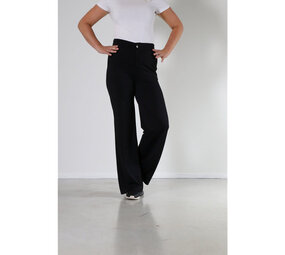 New Star Wide leg travelstof broek Dorian New Star Wide leg travelstof broek Dorian