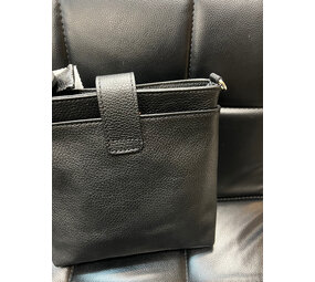 Crossbag echt leder 3 vaks Matilda Crossbag echt leder 3 vaks Matilda