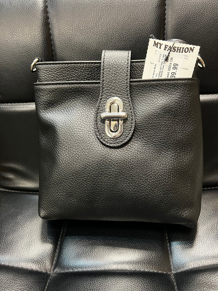 Crossbag echt leder 3 vaks Matilda Crossbag echt leder 3 vaks Matilda