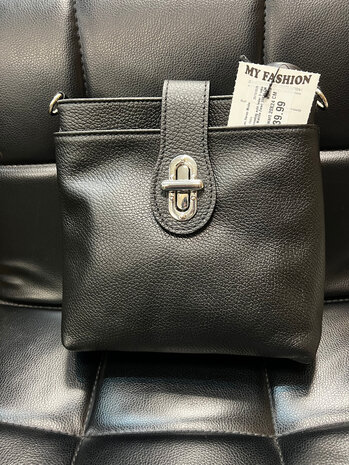 Crossbag echt leder 3 vaks Matilda Crossbag echt leder 3 vaks Matilda