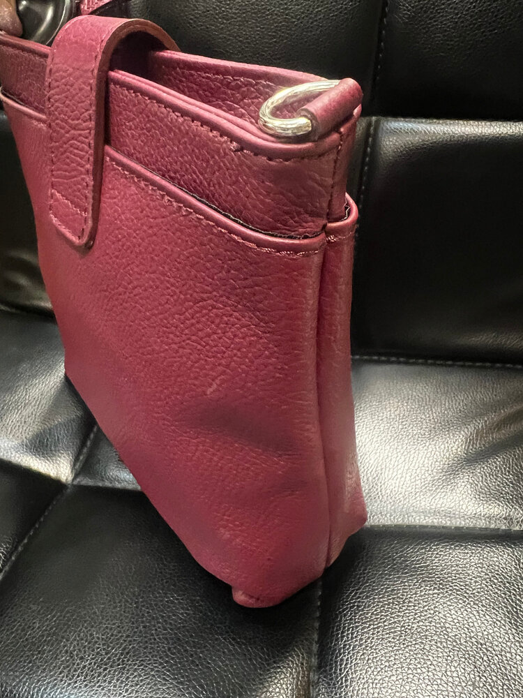 Crossbag echt leder 3 vaks Matilda Crossbag echt leder 3 vaks Matilda