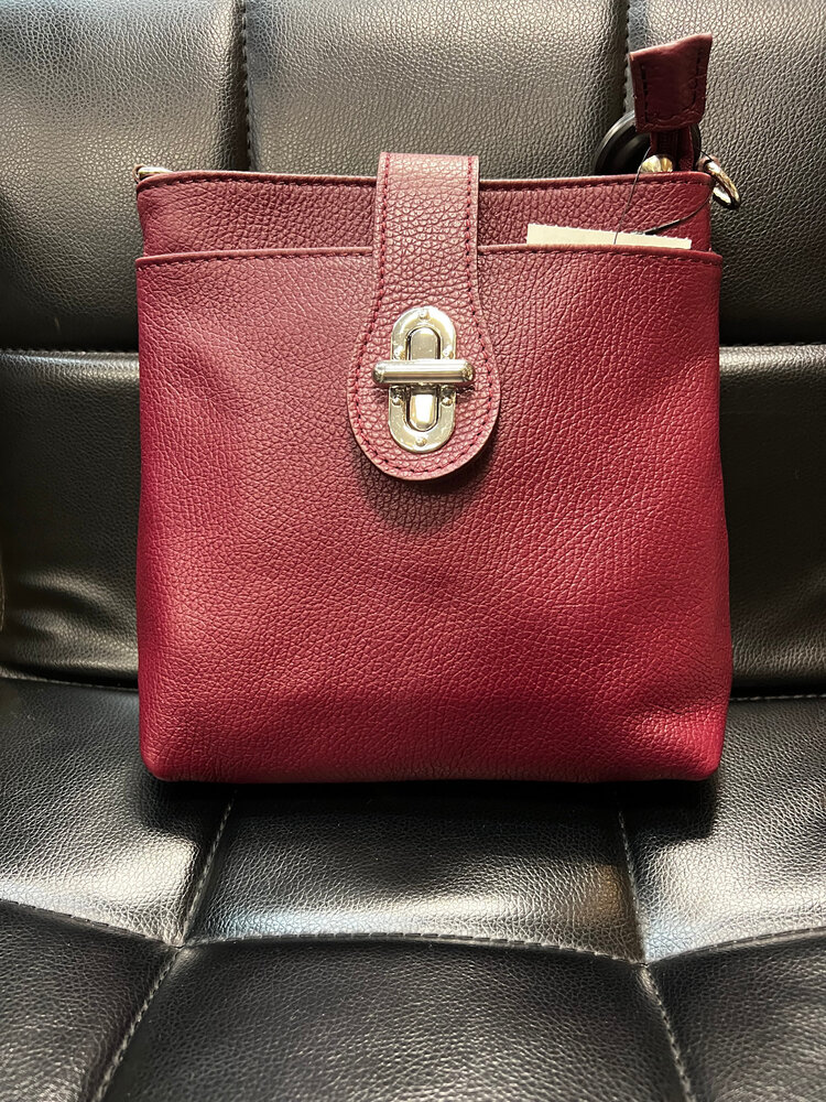 Crossbag echt leder 3 vaks Matilda Crossbag echt leder 3 vaks Matilda