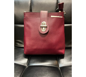 Crossbag echt leder 3 vaks Matilda Crossbag echt leder 3 vaks Matilda