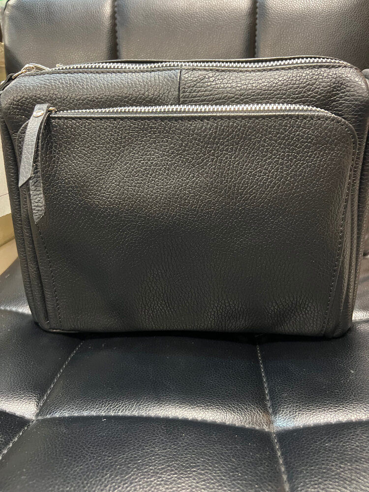 Crossbag echt leder 3 vaks Subag Crossbag echt leder 3 vaks Subag