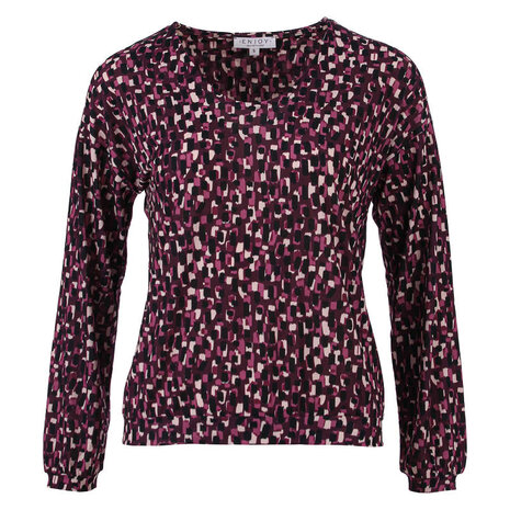 Enjoy Blouson lm ronde v-hals 183164 Enjoy Blouson lm ronde v-hals 183164