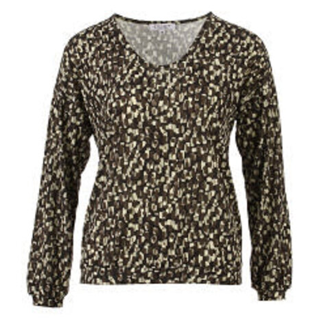 Enjoy Blouson lm ronde v-hals 183164 Enjoy Blouson lm ronde v-hals 183164