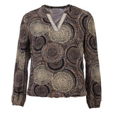 Enjoy Blouse v-hals tape aop 882750 Enjoy Blouse v-hals tape aop 882750