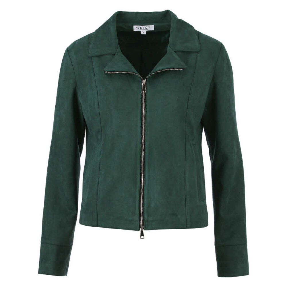 Enjoy Jasje suedine 2 way zip 509252 Enjoy Jasje suedine 2 way zip 509252