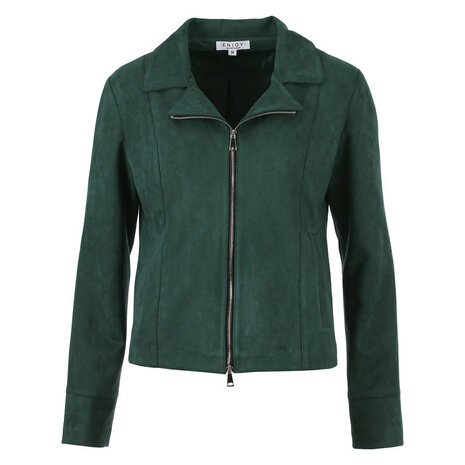 Enjoy Jasje suedine 2 way zip 509252 Enjoy Jasje suedine 2 way zip 509252