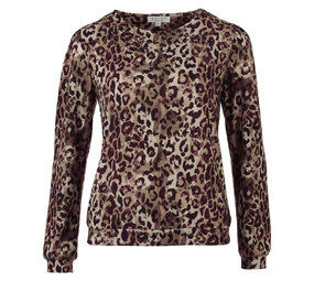 Enjoy Blouson cosy dierenprint 183342 Enjoy Blouson cosy dierenprint 183342