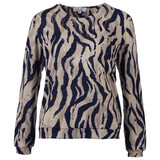 Enjoy Sweater cosy zebra print 183426