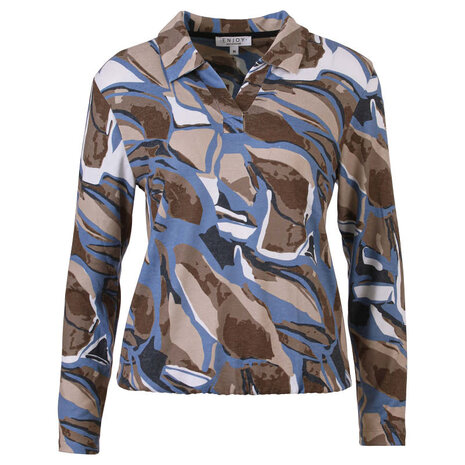 Enjoy Blouson polokraag allover 158178