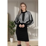 JH Fashion Gebreid tank top jurk met sweater 83559