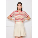 By Clara Retro chic knit shirt 6506