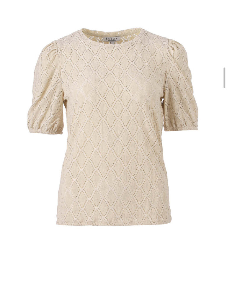 Enjoy Top halve pofmouw croche 412860
