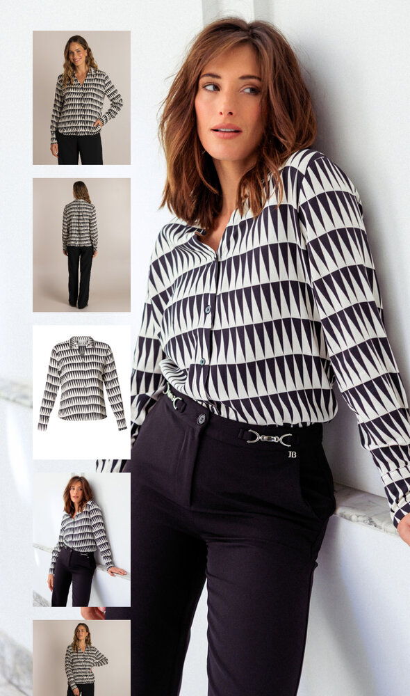 Ivy Beau Blouse v-hals kraag Skyla Ivy Beau Blouse v-hals kraag Skyla