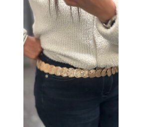 Elastische riem rondjes 4022