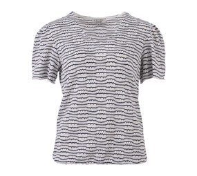 Enjoy Blouson km v-hals strepen 412613 Enjoy Blouson km v-hals strepen 412613