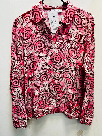 Enjoy Blouson lm polokraag aop 157376 Enjoy Blouson lm polokraag aop 157376