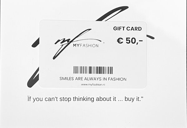 My Fashion Gift Card €50,-