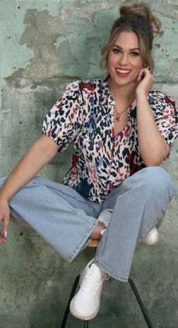 Enjoy Blouson blouse dierenprint 884010