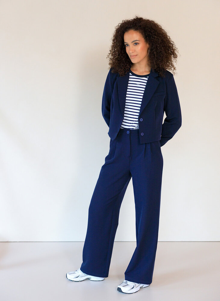 Ivy Beau Broek elastische band en ritssluiting Venya