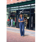 Enjoy Broek wide leg tape 413375