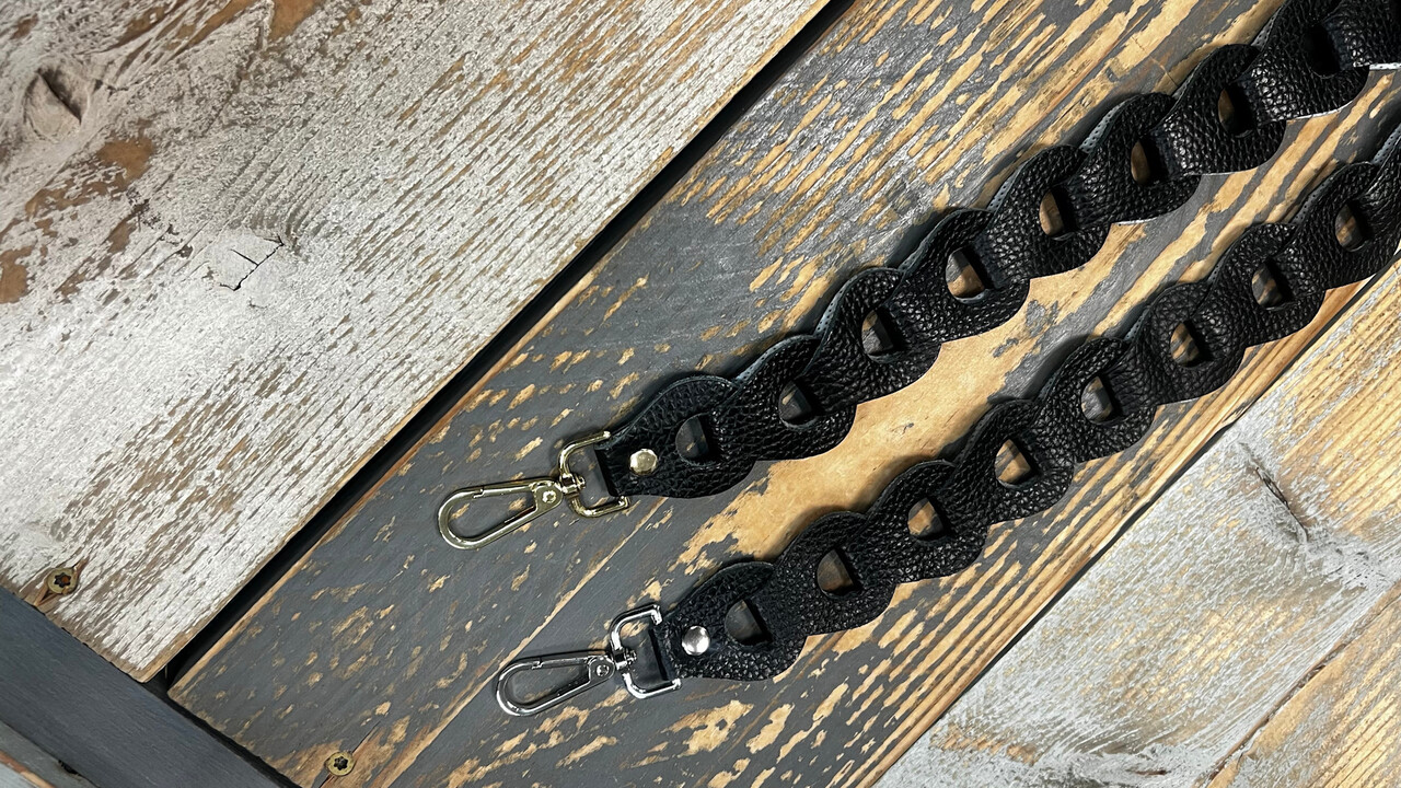 Tas hengsel echt leder 18226