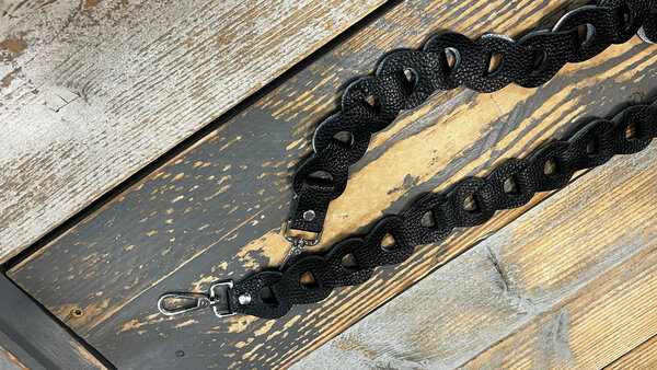 Tas hengsel echt leder 18226