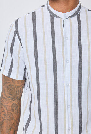 Frilivin Overhemd km opstaande kraag 17103