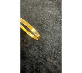 Claston Luxury Bangle Geometic Gemstones 2301-00