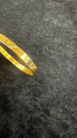 Claston Luxury Bangle Geometic Gemstones 2301-00