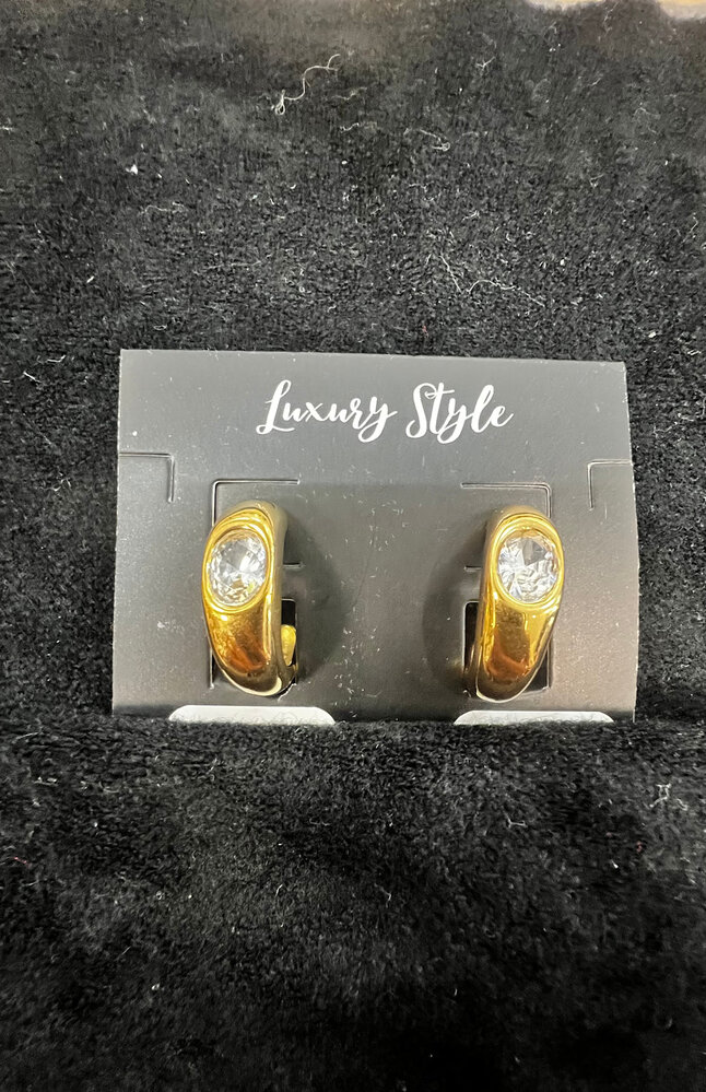 Claston Luxury Earring Classic Oval 2501-26