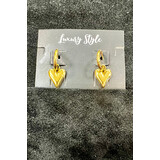 Claston Luxury Earring Love Rings 2501-00