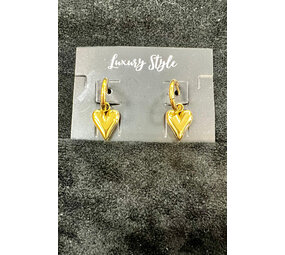 Claston Luxury Earring Love Rings 2501-00