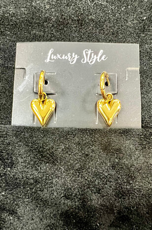 Claston Luxury Earring Love Rings 2501-00