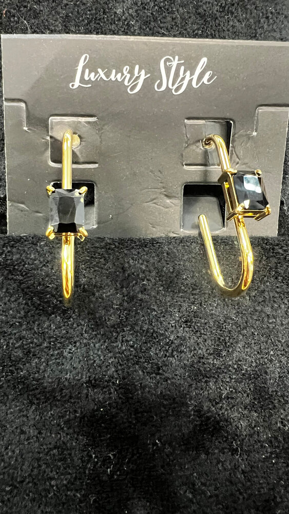 Claston Luxury Earring Midnight Gems 2501-08