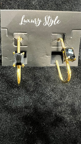 Claston Luxury Earring Midnight Gems 2501-08