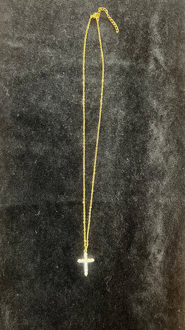 Claston Luxury Necklace Diamond Cross 2401-02