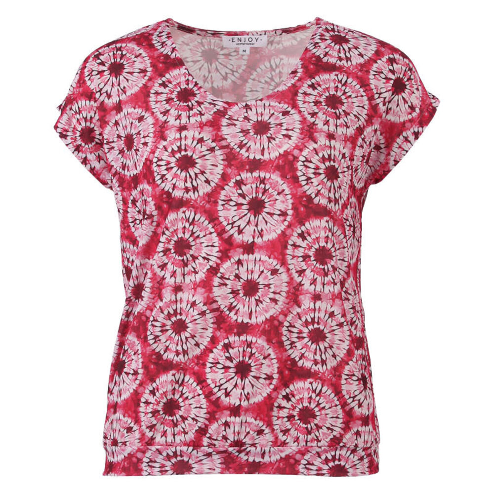 Enjoy Blouson mouwloos batik pr 183601