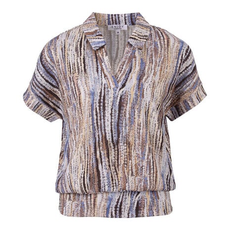 Enjoy Polo km structuur aop 183480