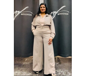 Iz Naiz Broek wide leg 20300 Iz Naiz Broek wide leg 20300