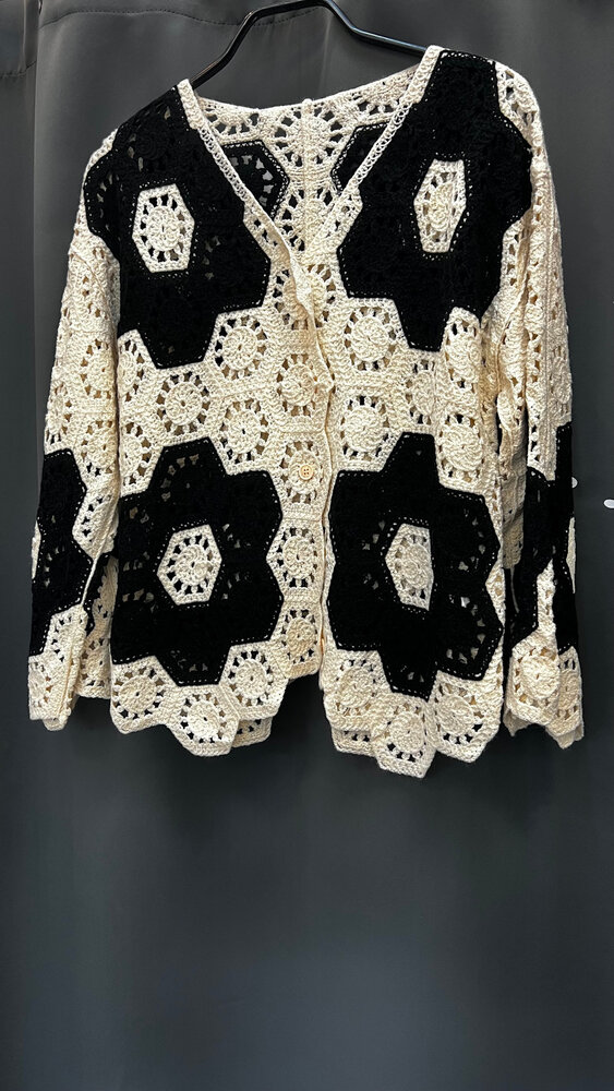 Vest gehaakt knoopsluiting Lola