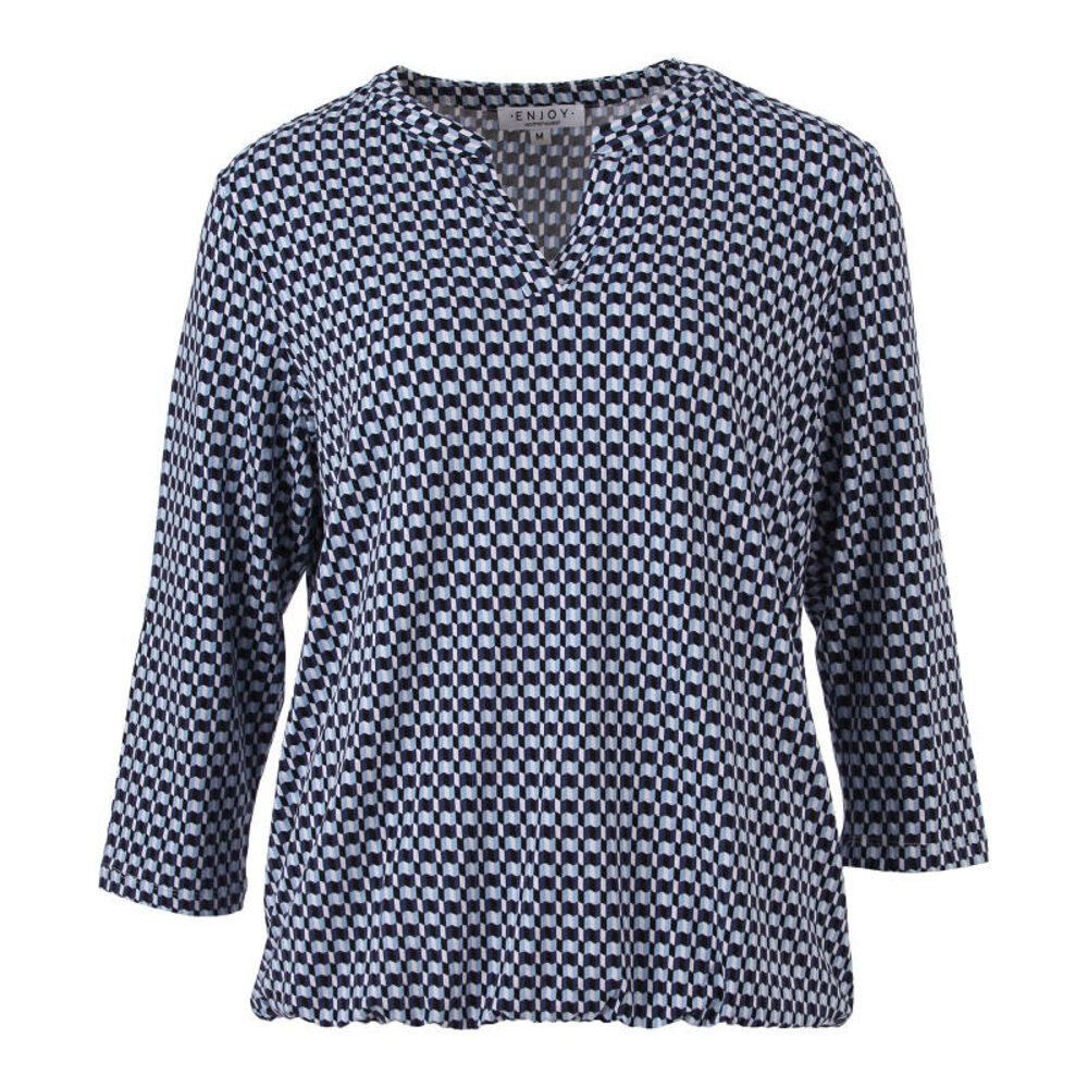 Enjoy Blouson rond v-hals grafisc 183924