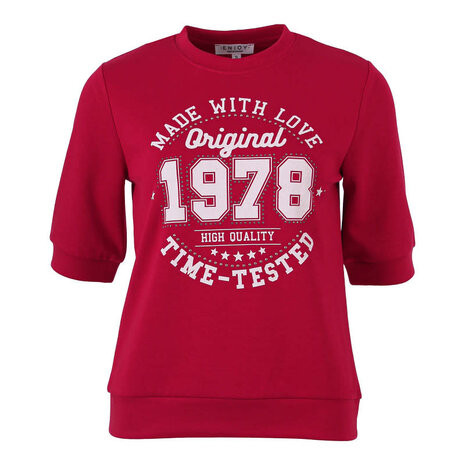 Enjoy Top halve mouw 1978 print 183078