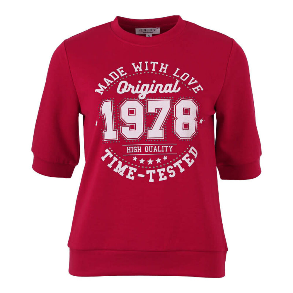 Enjoy Top halve mouw 1978 print 183078