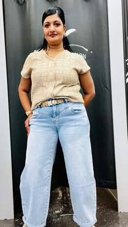 Enjoy Blouse dwarsstring aangekn 183611