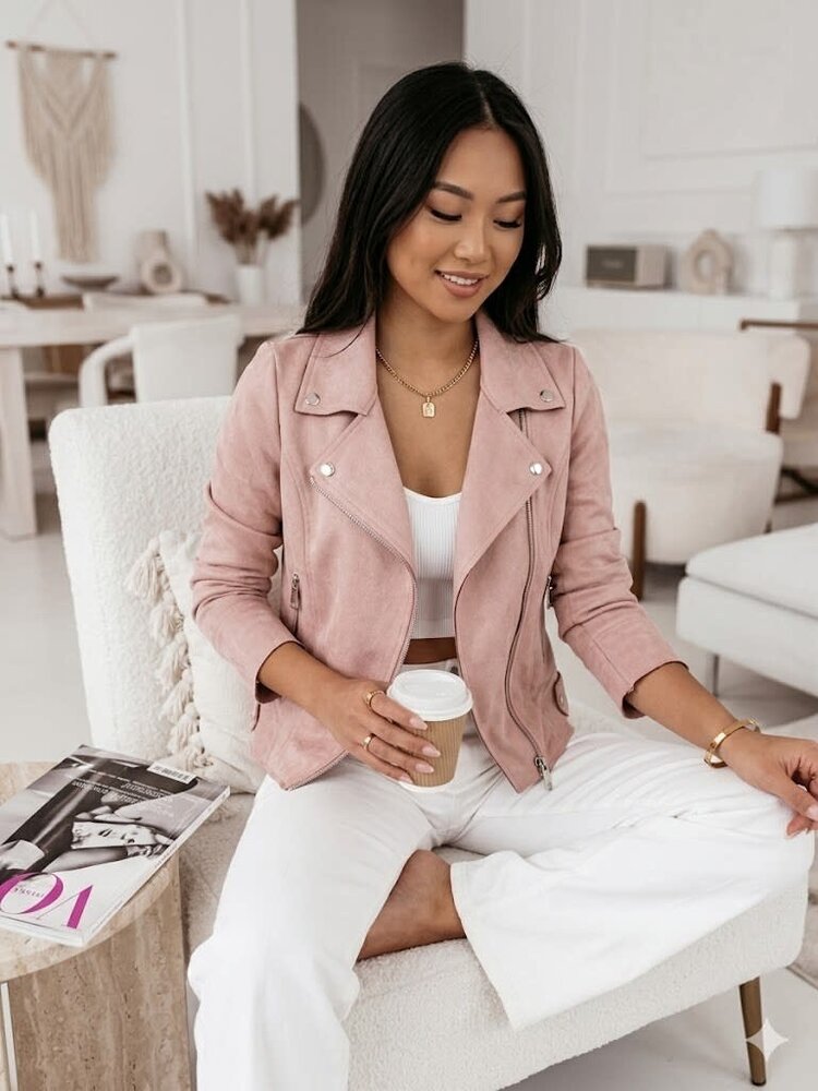 Jolifly Biker jasje suede 3346 Jolifly Biker jasje suede 3346