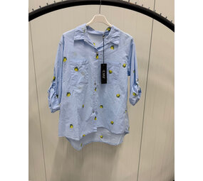 Iz Naiz Blouse citroen motief 3083